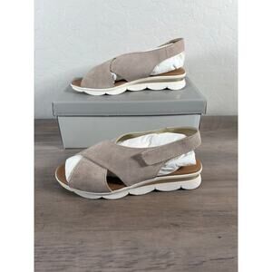 The FLEXX Capri Suede Dune Back Strap Sandal Women's‎ 7.5 New in Box